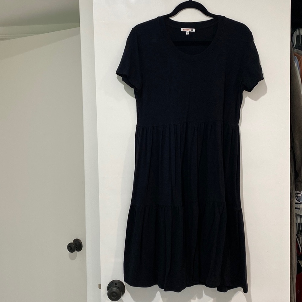 Sundry - Black Cotton Dress - 2